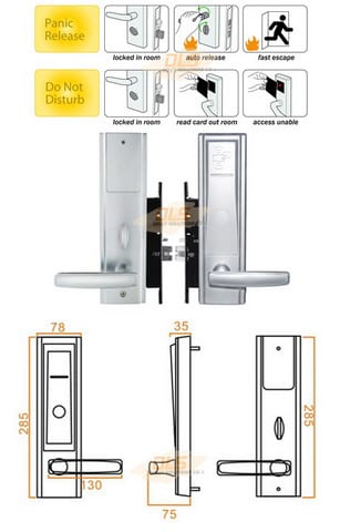 Hotel Lock รุ่น : HL8005Y