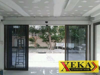 ติดตั้งประตูบานเลื่อนอัตโนมัติ XEKA@บ.สรวีย์ 1999