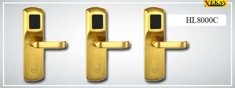 กลอนประตูคีย์การด์สำหรับหอพัก โรงแรม Hotel Lock รุ่น : HL8000C