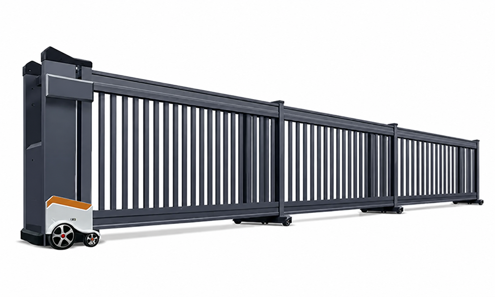 ประตูรั้วเลื่อนเทเลสโคปิค — Telescopic Sliding Gate | XEKA