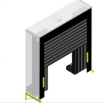 ภาพตัวอย่าง Dock Shelter แบบเติมลมสำหรับปิดช่องว่างรอบรถบรรทุกที่ท่าเทียบรถ