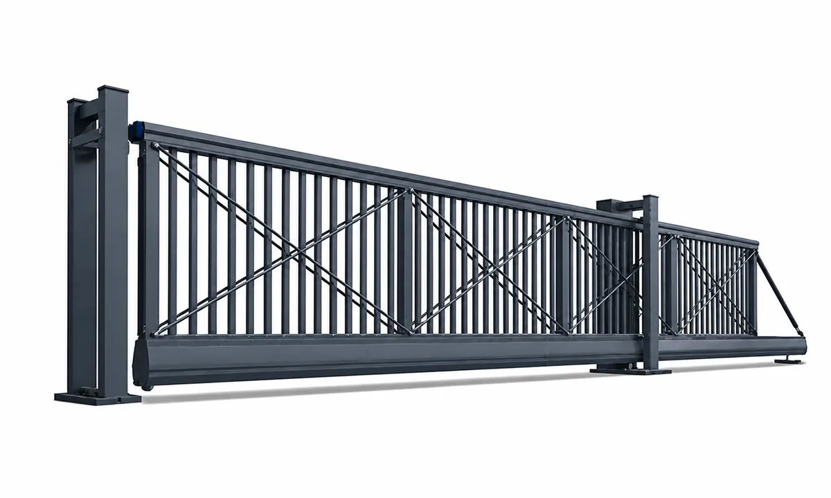 ประตูรั้วเลื่อนคานยื่น — Cantilever Sliding Gate | XEKA